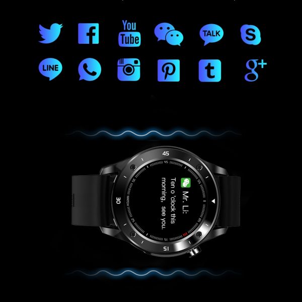 Nennbo f22 esportes relógio inteligente 1.54 Polegada tela de toque completa dos homens smartwatch freqüência cardíaca pressão arterial fitness rastreador relógio - Image 4