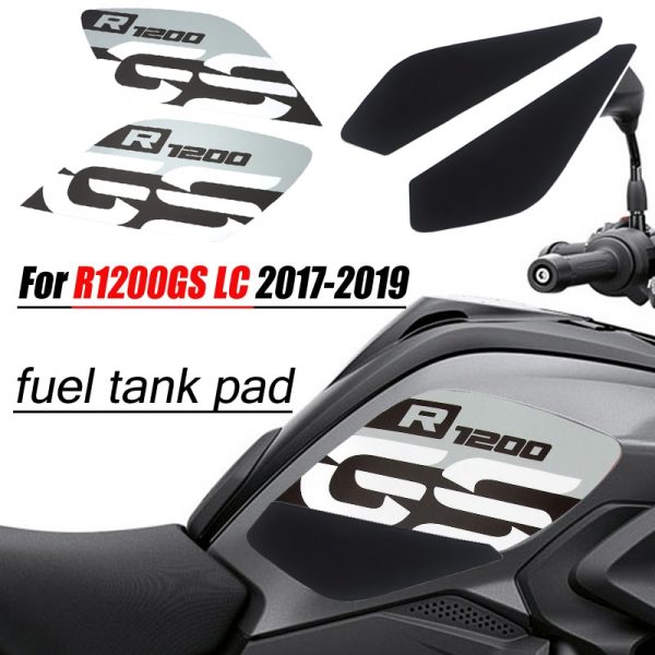 Almofada para tanque de combustível de moto, adesivo de proteção reflexiva para tanque de lateral de motocicleta, adequado para bmw r1200gs r1250gs r 1200 gs adventure