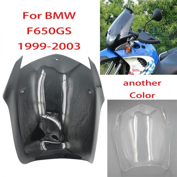 F650gs 99-03 proteção contra vento para motocicleta, proteção contra o vento, preto, transparente, para bmw f650 f 650 gs 1999 2000 2001