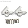 Grampo extensor de barra, 2 peças 32mm cnc máquina r 1200 gs r1200 gs guidão extensor adaptador com parafusos bmw adv 2014-2018 r1200gs lc - Imagem 2