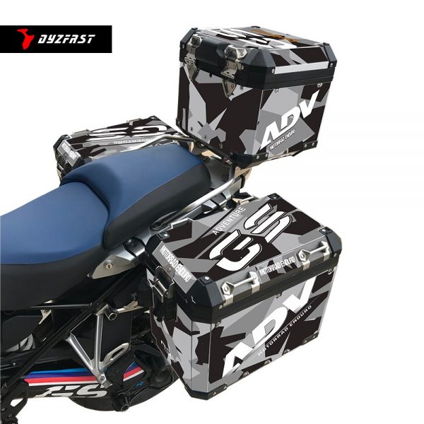 Motocicletas caso lateral almofadas pannier capa conjunto para casos de bagagem dura para r1200gs aventura r1250gs aventura f850 f800gs/adv f750 - Image 2