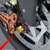 Para bmw f650gs f 650 gs 2000-2005 2001 2002 2003 2004 8mm acessórios da motocicleta swingarm sliders carretéis suporte parafusos - Image 6