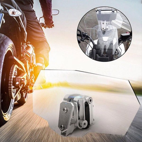 Peças da motocicleta windscreen defletor de vento para bmw r1200 gs honda vfr 800 yamaha kawasaki versys 650 suzuki dl250 ktm - Image 3