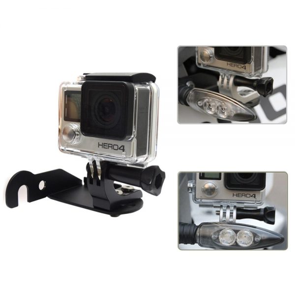 Suporte de montagem de motocicleta para go pro, suporte frontal e dianteiro para bmw gs 1200 gs adv f800gs f700gs - Image 4