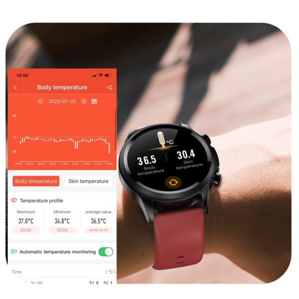 Relógio inteligente  hipertensão hiperglicemia  cardíaca esporte smartwatch - Image 5