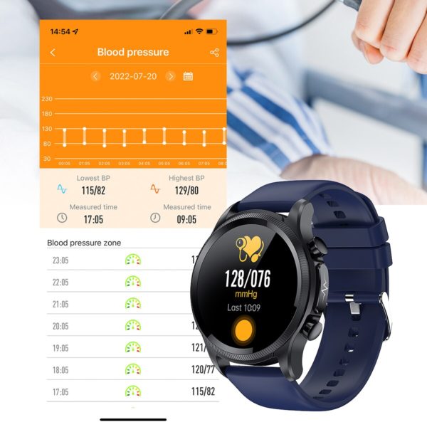 Relógio inteligente  hipertensão hiperglicemia  cardíaca esporte smartwatch - Image 6