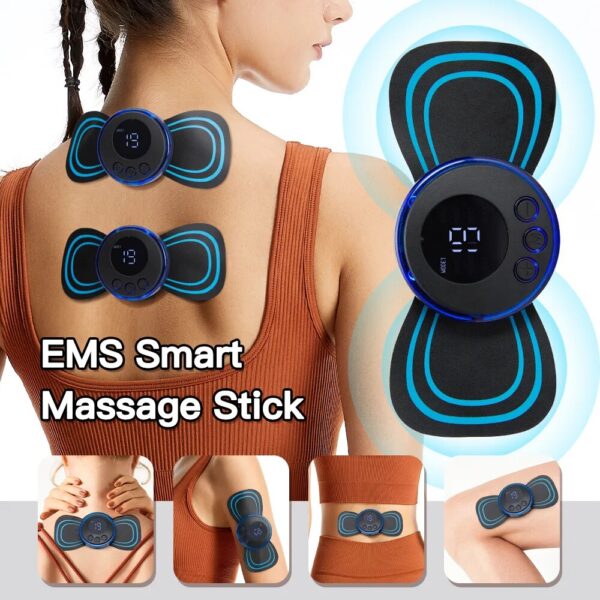 Elétrica EMS Foot Massager Acessórios, Estimulador Muscular Do Pulso, Dobrável Massagem Pad, Alívio Da Dor, Suporte Dropshipping - Image 3